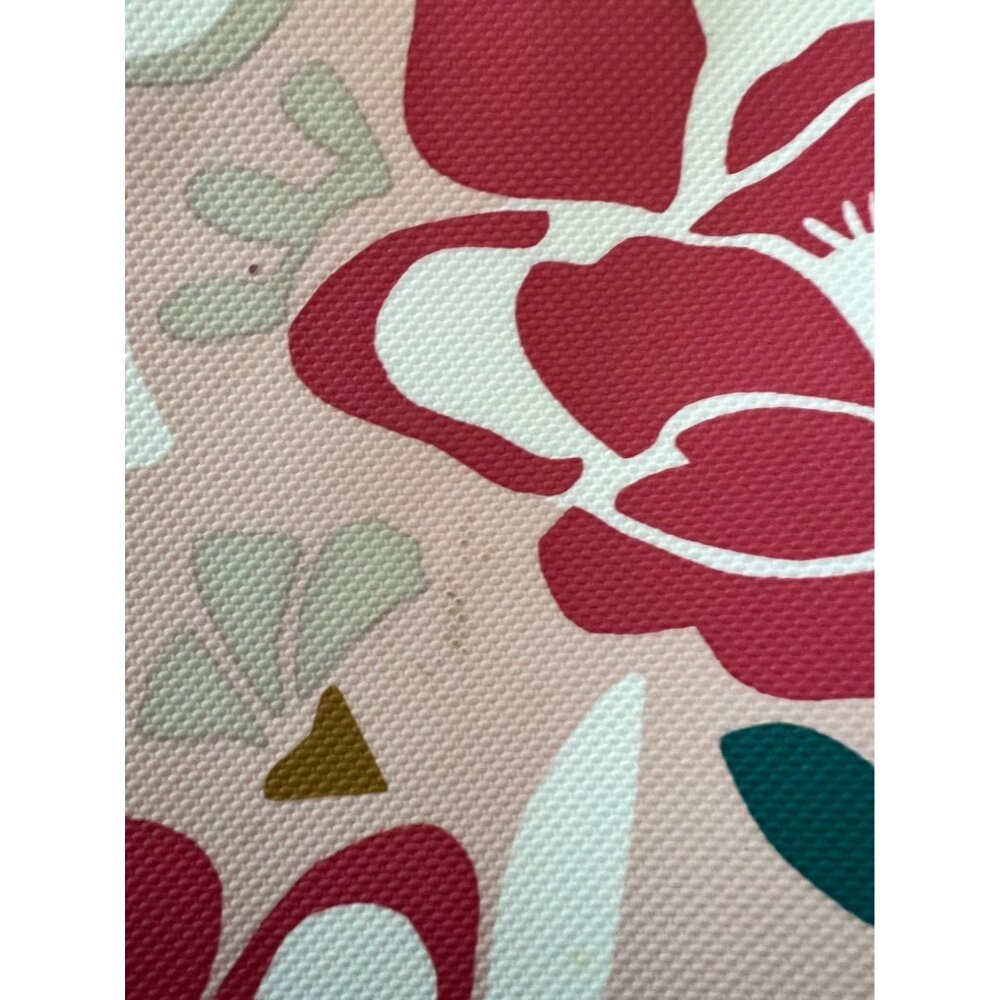 Fossil Mother's Day Large Shopper Tote Shoulder Bag Purse Pink Floral Print - Picture 11 of 11